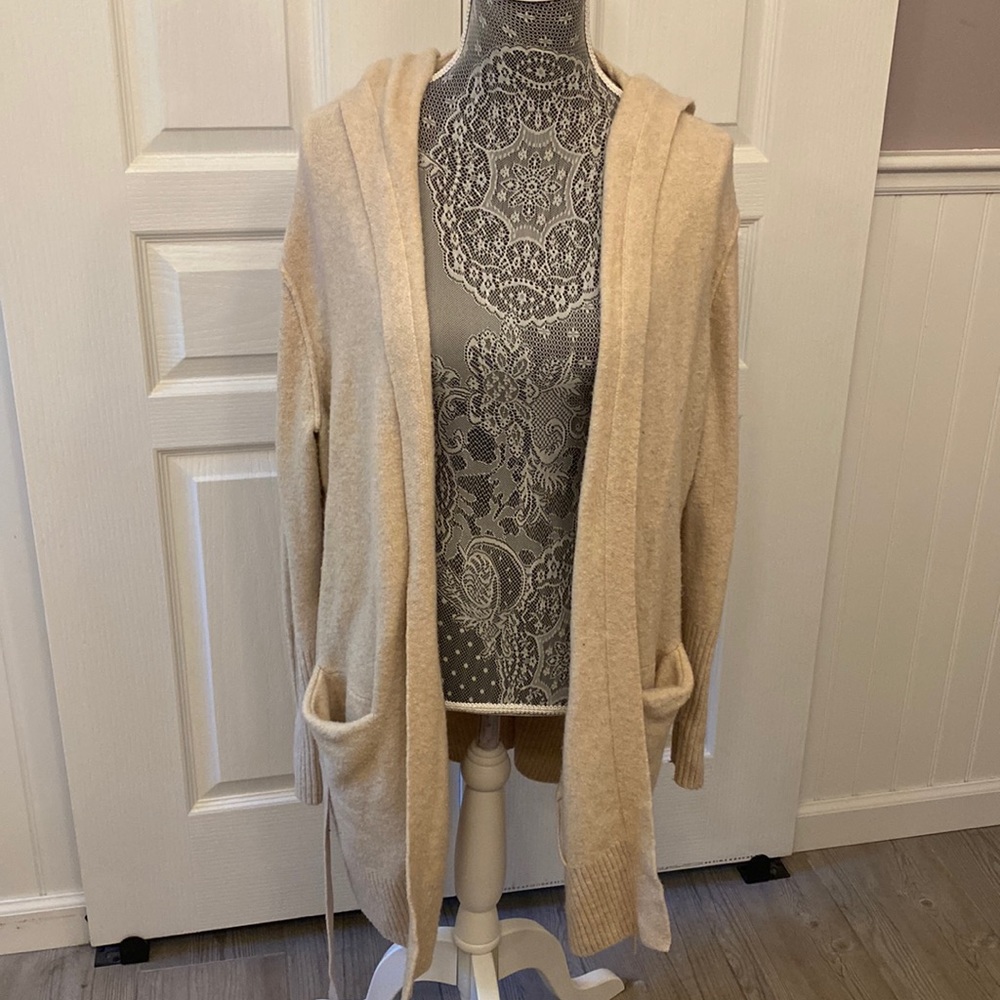 GAP Hooded/ Tan Cardigan